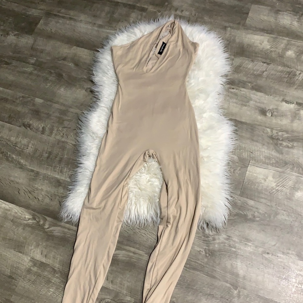 Tan jumpsuit